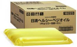 日清ヘルシーベジオイル(4kgピロー×3袋) 1箱
