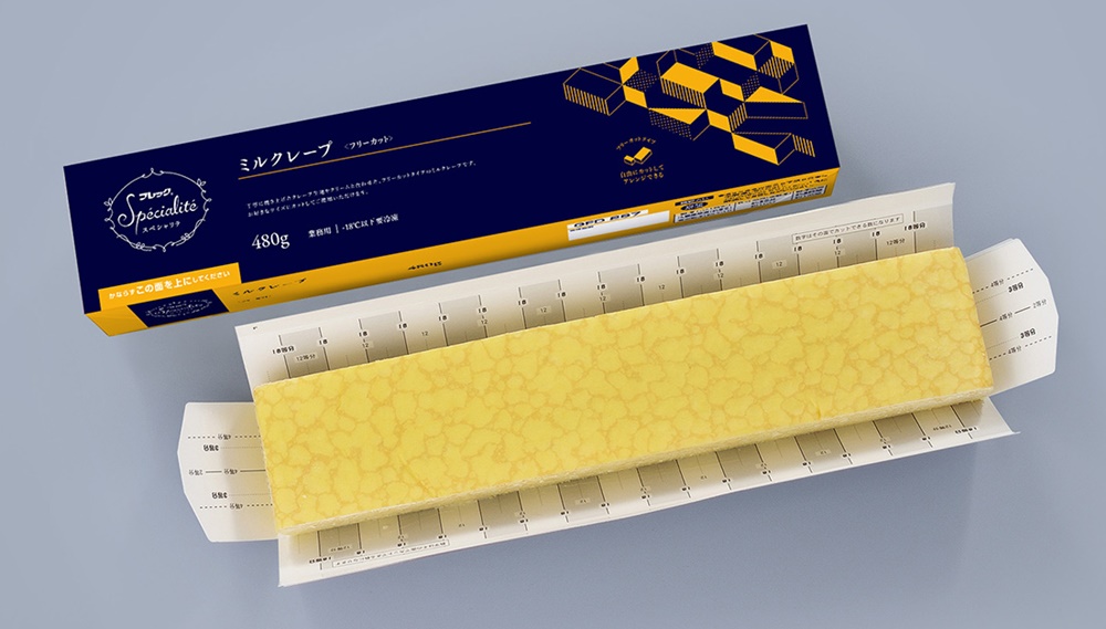 味の素　フリーカットケーキ　ミルクレープ　480g