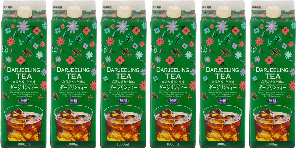 ダージリンティー(無糖)1,000ｍｌ×6本