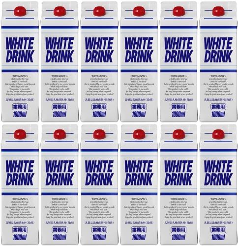 フレッシュ・ホワイト(ヨーグルト・ドリンク)加糖　1,000ml×12本