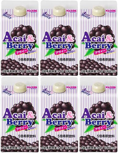 GS　アサイー&ベリー希釈用ベース(500ml×6本)